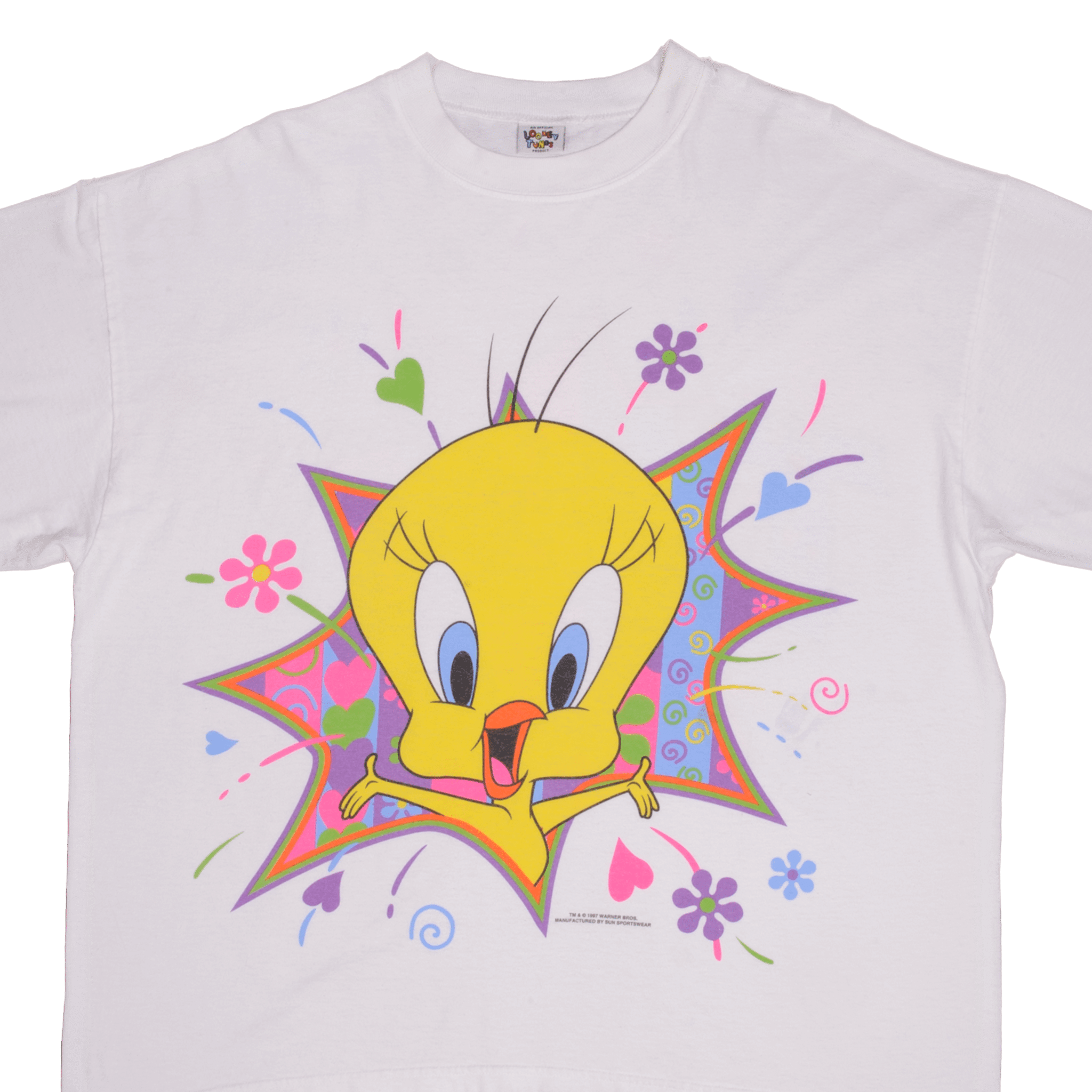 VINTAGE LOONEY TUNES TWEETY TEE SHIRT 1997 SIZE 2XL