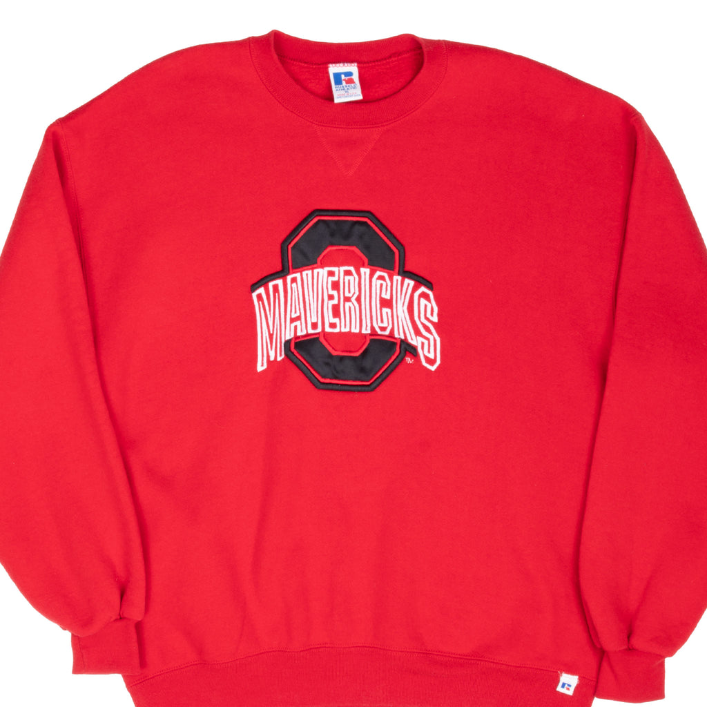 Vintage Ohio State Mavericks Embroidered 1990S Russell Sweatshirt Size Xl Made In Usa