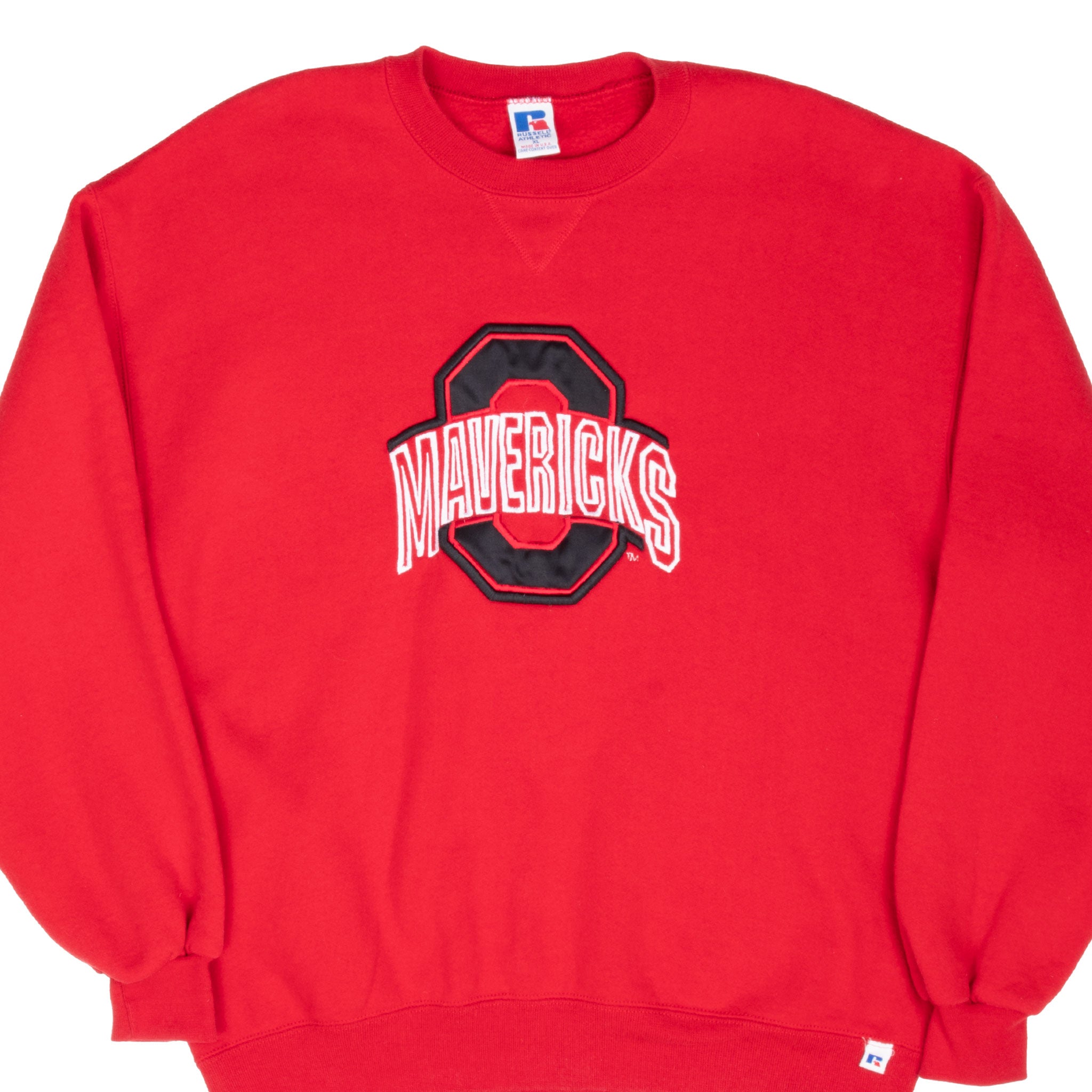 Vintage Ohio State Mavericks Embroidered 1990S Russell Sweatshirt Size Xl Made In Usa