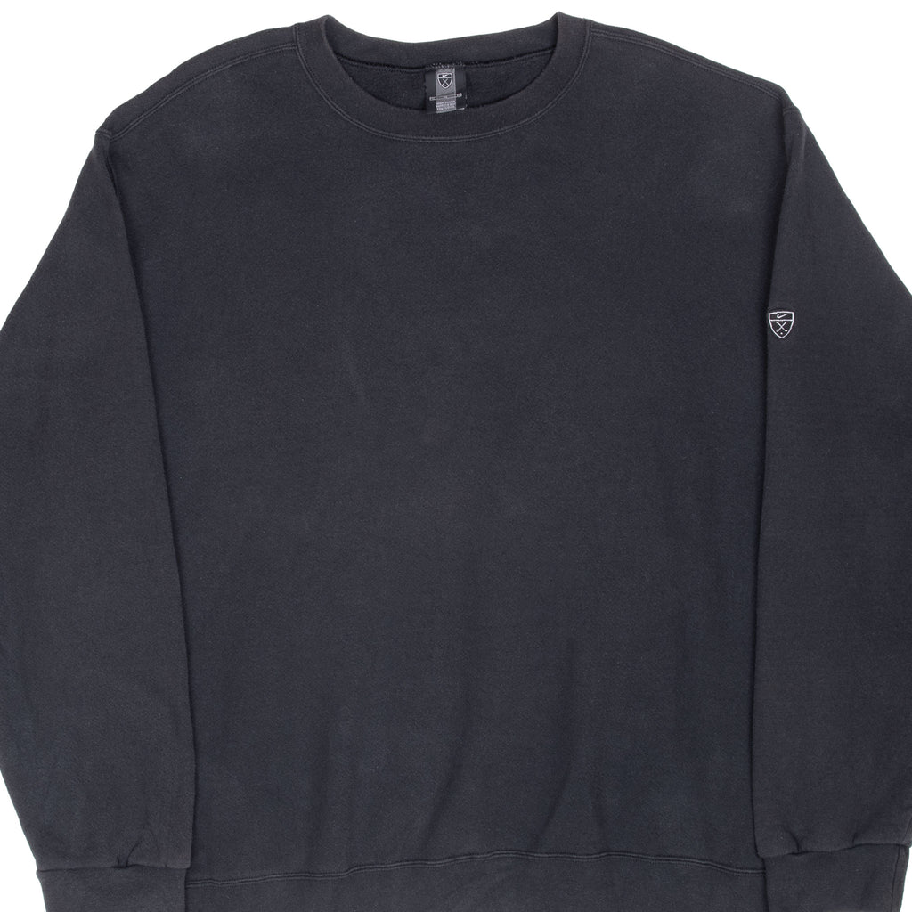 Vintage Nike Golf Black Sweatshirt 1990S Size XL Made In Usa