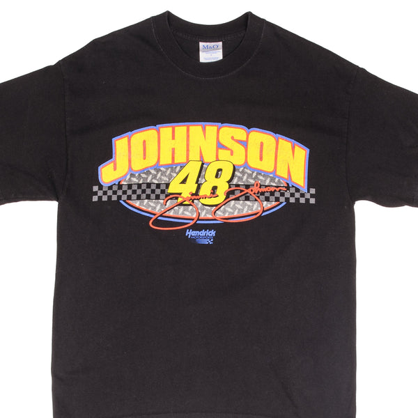 Vintage Nascar Jimmie Johnson Tee Shirt 2002 Size Large 