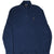 Front of Polo Ralph Lauren navy blue quarter-zip sweater with embroidered pony logo