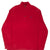 Front of red Polo Ralph Lauren quarter-zip sweater with navy embroidered pony logo