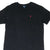 Vintage Polo Ralph Lauren Black Classic Tee Shirt 1990S Size XL With Single Stitch Sleeves