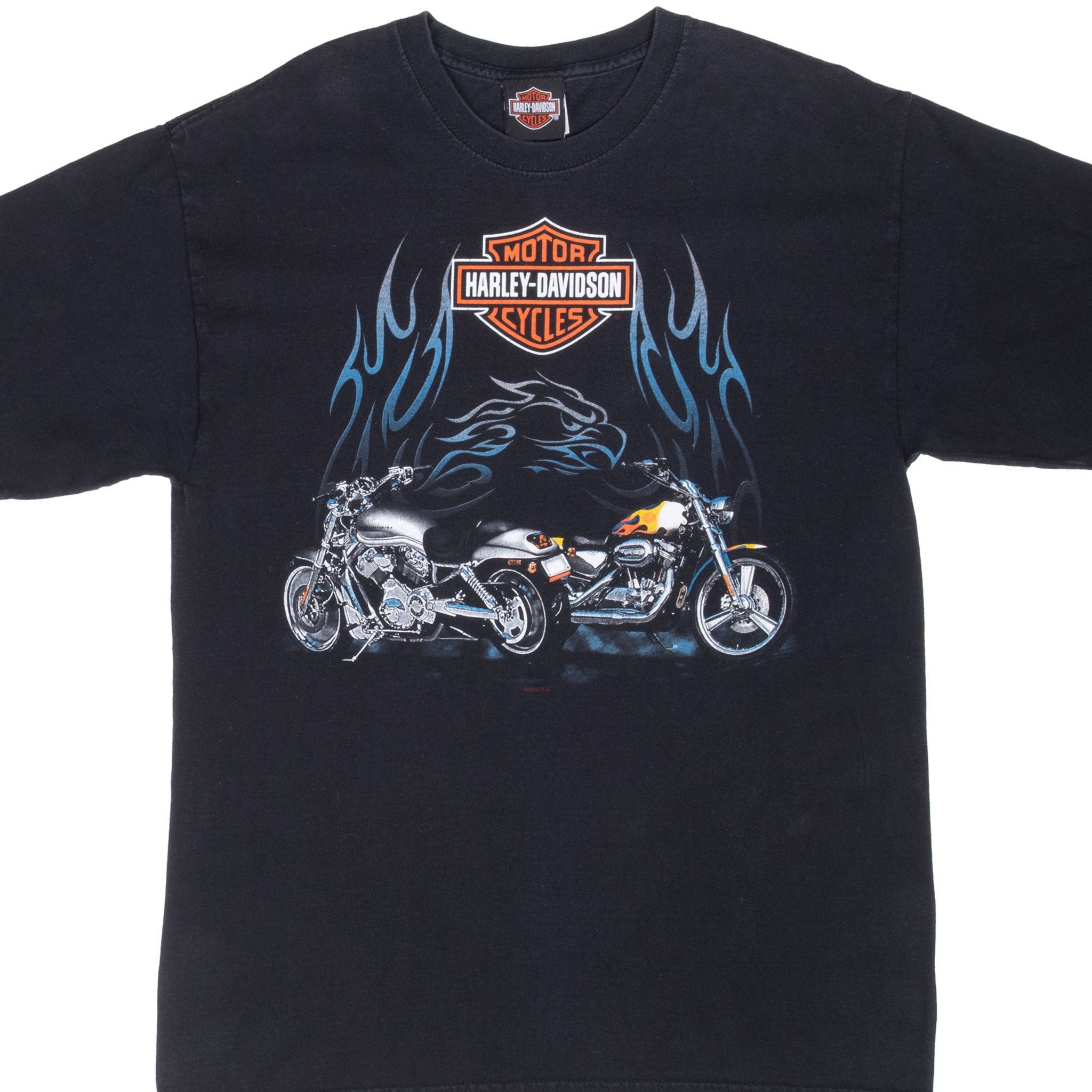 Vintage Harley Davidson Freedom Machine Kansas City 2004 Tee Shirt Size Medium