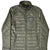 Front of women's Patagonia Radalie green quilted puffer jacket