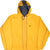 Vintage Nike Big Swoosh Yellow Heavy Windbreaker Rain Jacket 1990S Size 2XL