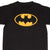 Vintage Dc Comics Batman Emblem Distressed Tee Shirt 1986 Size XL Made In USA With Single Stitch Sleeves.