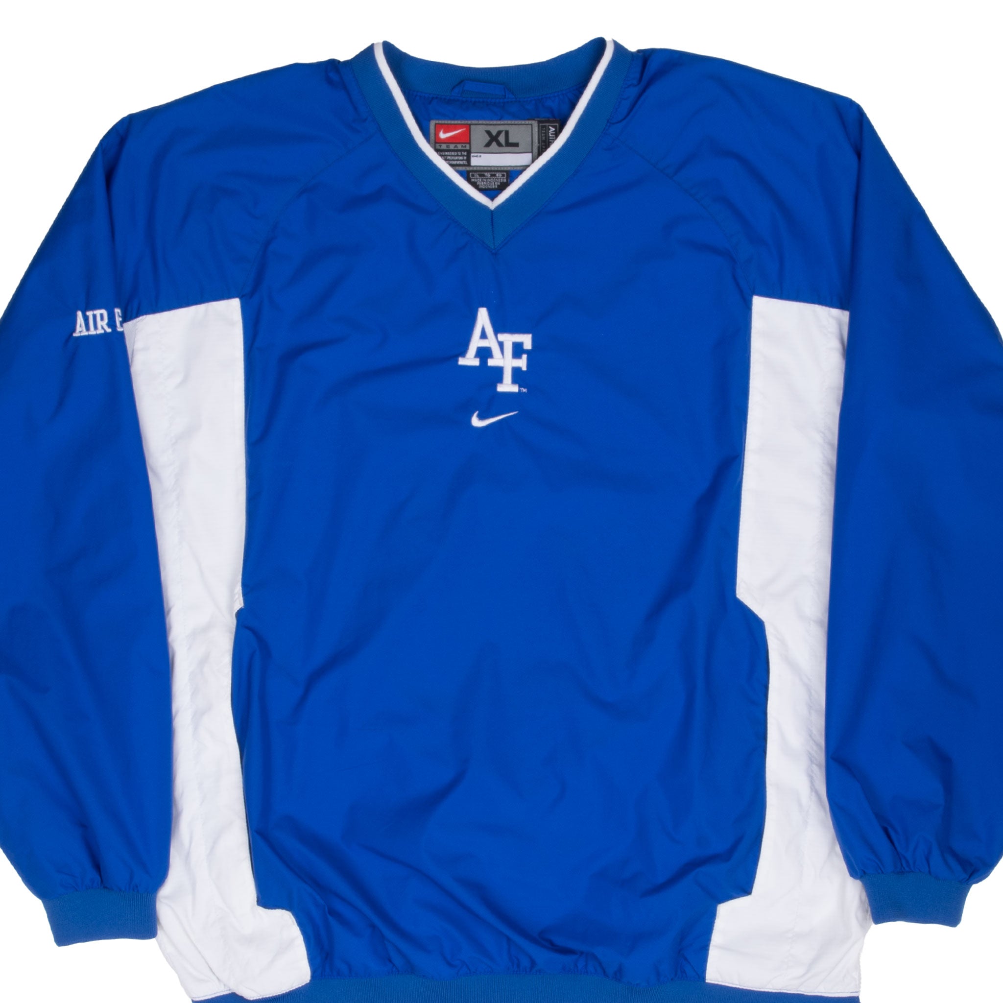 Vintage Nike Air Force Pullover Windbreaker Jacket 2000S Size XL