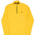 VINTAGE POLO RALPH LAUREN YELLOW QUARTER ZIP FLEECE JACKET MEDIUM DEADSTOCK