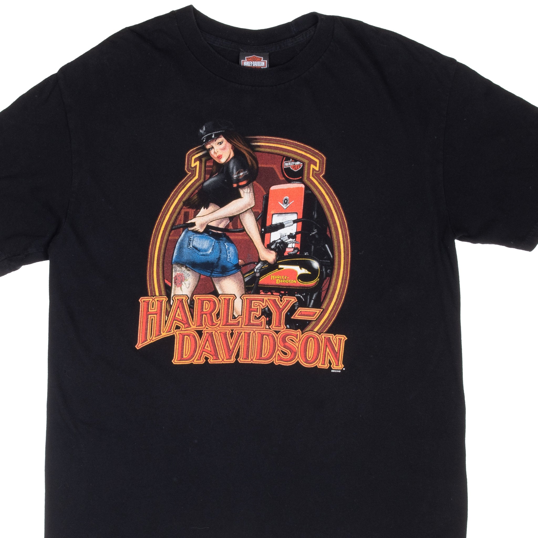 Vintage Harley Davidson Hill City South Dakota 2012 Tee Shirt Size Large