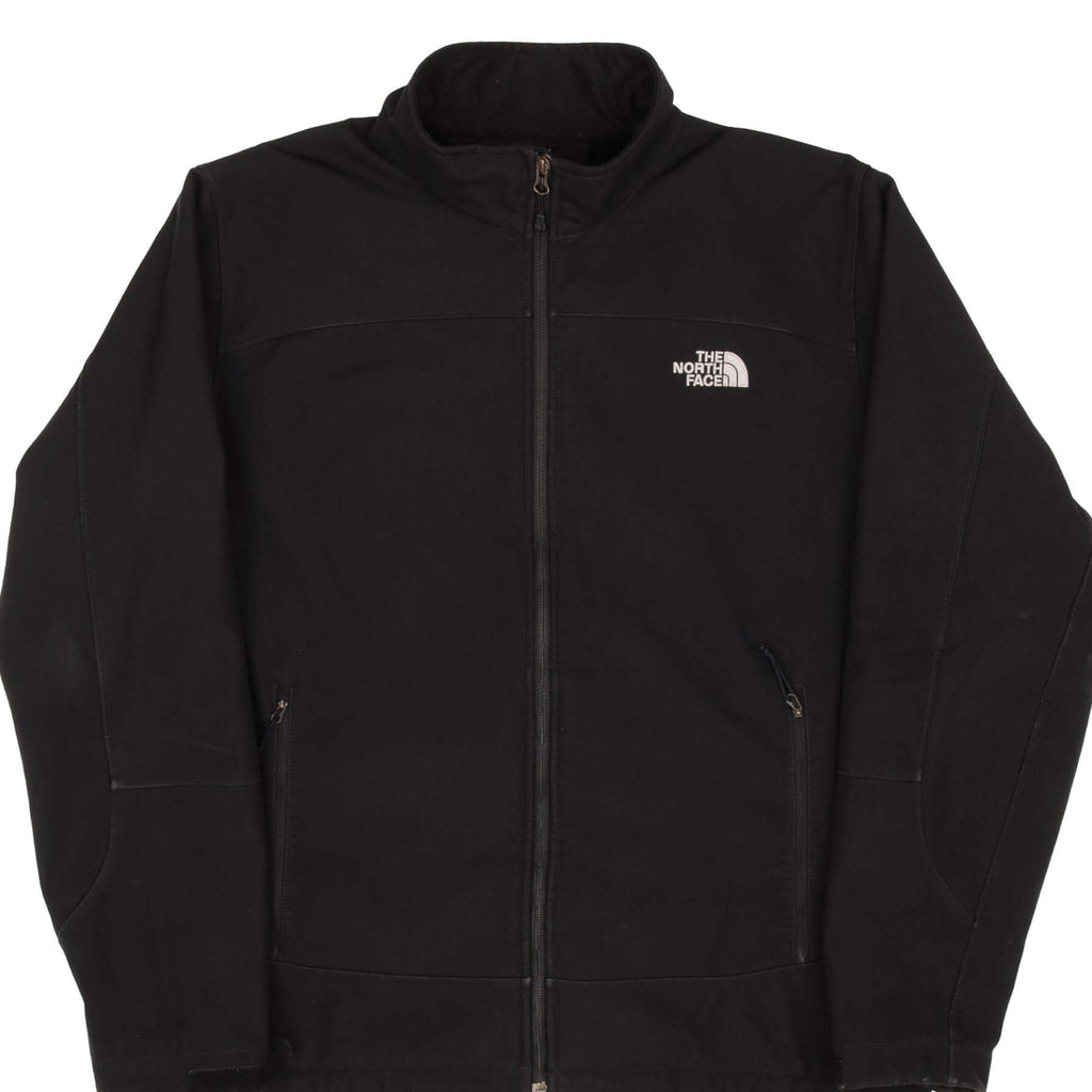 Vintage The North Face Waterproof Black Fleece Jacket Size XL