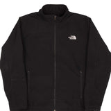 Vintage The North Face Waterproof Black Fleece Jacket Size XL