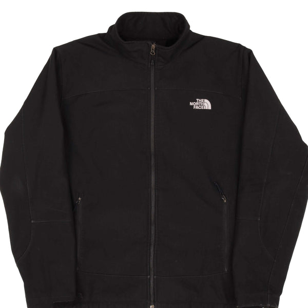 Vintage The North Face Waterproof Black Fleece Jacket Size XL