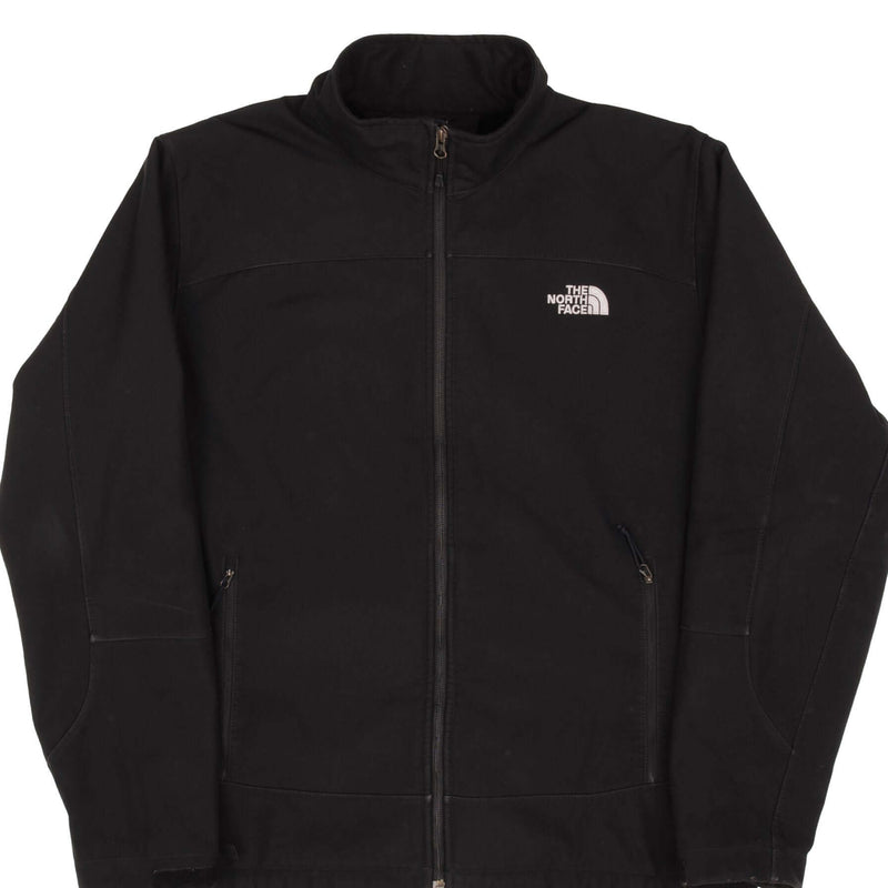 Vintage The North Face Waterproof Black Fleece Jacket Size XL