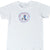 Front upper view of white Boy Scouts of America National Jamboree Valley Forge T-shirt with circular graphic
