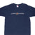Vintage Tommy Hilfiger Blue V Neck Tee Shirt 1990S Size Large