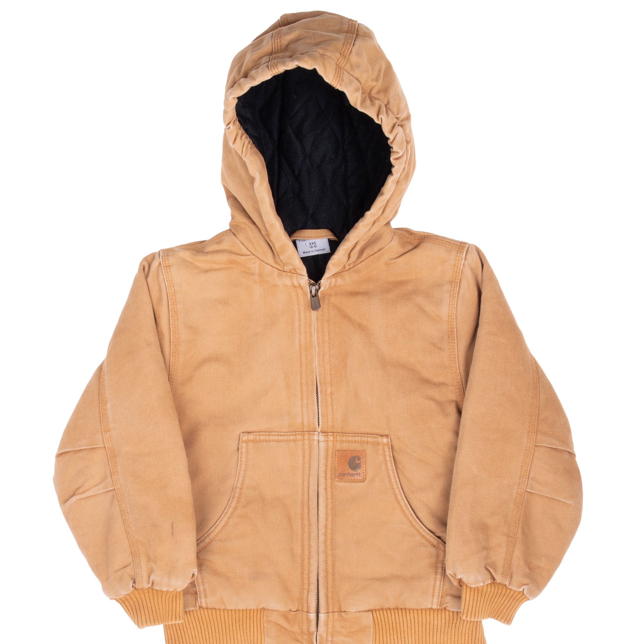 Vintage Carhartt Brown Active Worker Jacket Size XXS Youth (4-5)