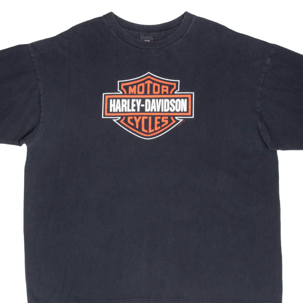 Vintage Harley Davidson Hammond Indiana 1999 Tee Shirt Size 3XL Made In Usa