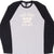 Vintage Ralph Lauren Polo Jeans Grey Black Long Sleeve Raglan Tee Shirt Size Large