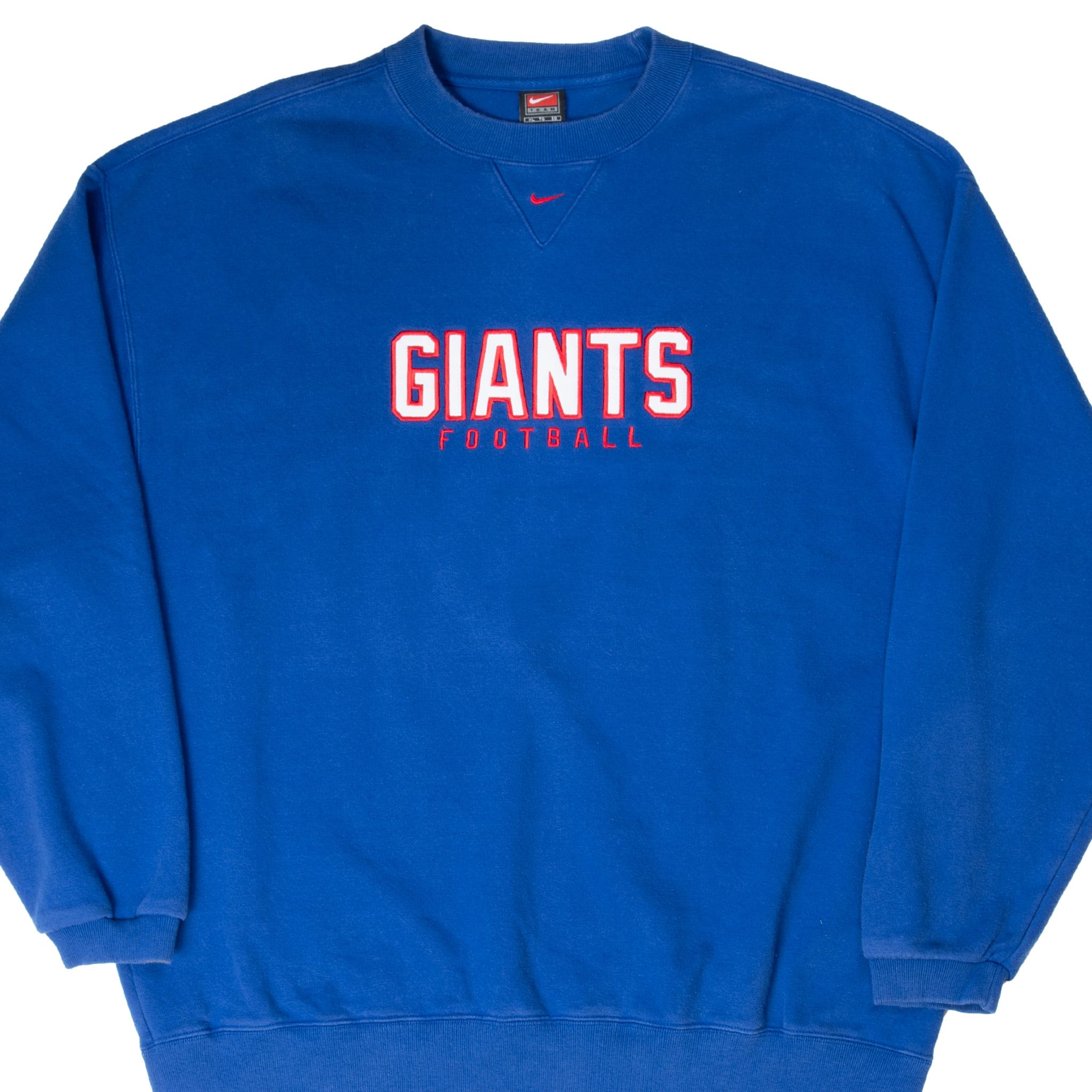 VINTAGE NIKE CENTER SWOOSH NFL NEW YORK GIANTS SWEATSHIRT 1990S SIZE XL