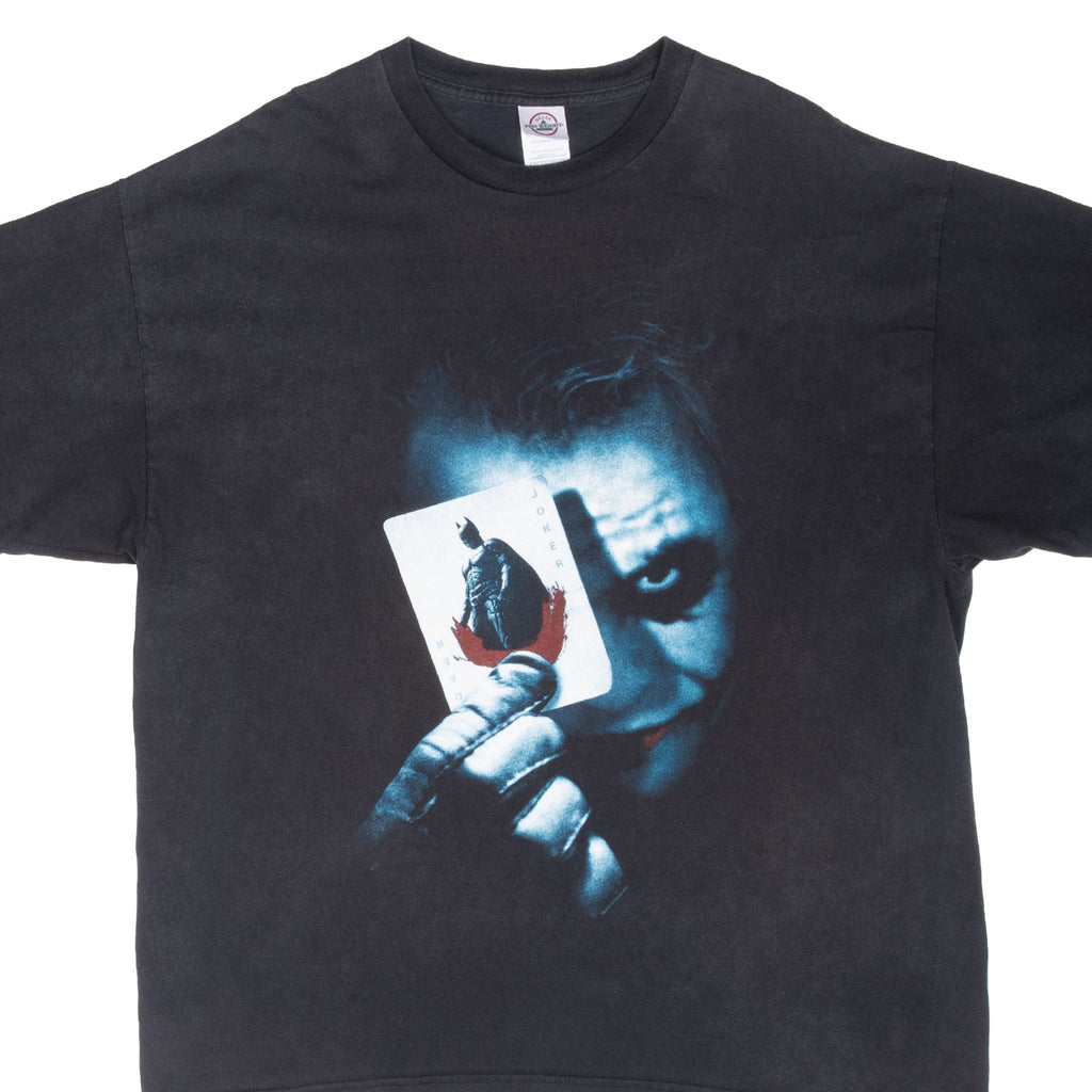 Vintage DC Comics Joker Batman The Dark Knight Tee Shirt 2000S 2XL