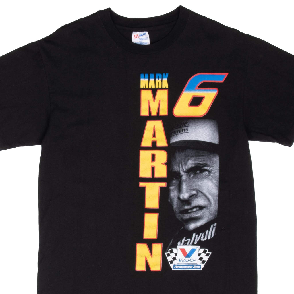 Vintage Nascar Mark Martin 1990S Tee Shirt Size Medium