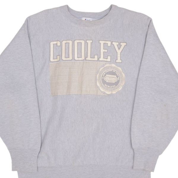 Vintage Champion Reverse Weave Cooley Law School West Michigan University Sweatshirt 1980S XL Made In USA