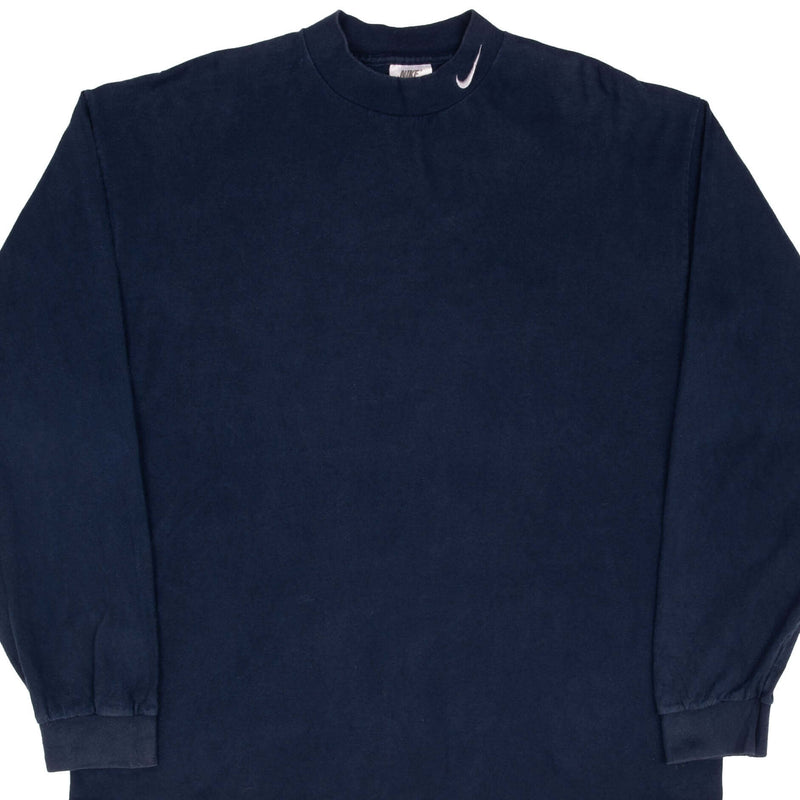 Navy blue nike crewneck cheap