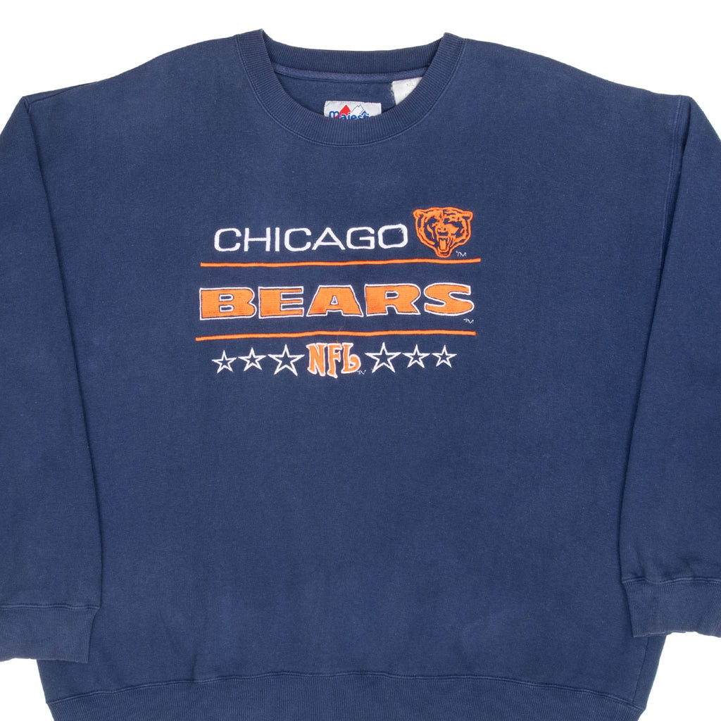 VINTAGE NFL CHICAGO BEARS EMBROIDERED SWEATSHIRT 1990S 2XL