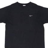 Vintage Nike Black Classic Swoosh Tee Shirt 1990S Size XL Made In Usa