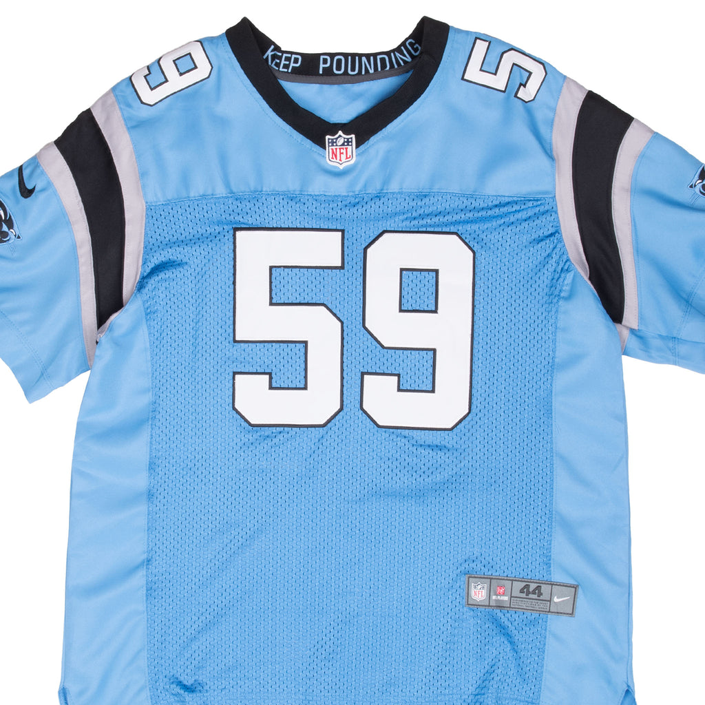 Vintage Nfl Carolina Panthers Kuechly #59 Nike Jersey 2000S Size 44