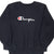 Vintage Champion Reverse Weave Spell Out Black Sweatshirt 1990S Size XL Made In Usa