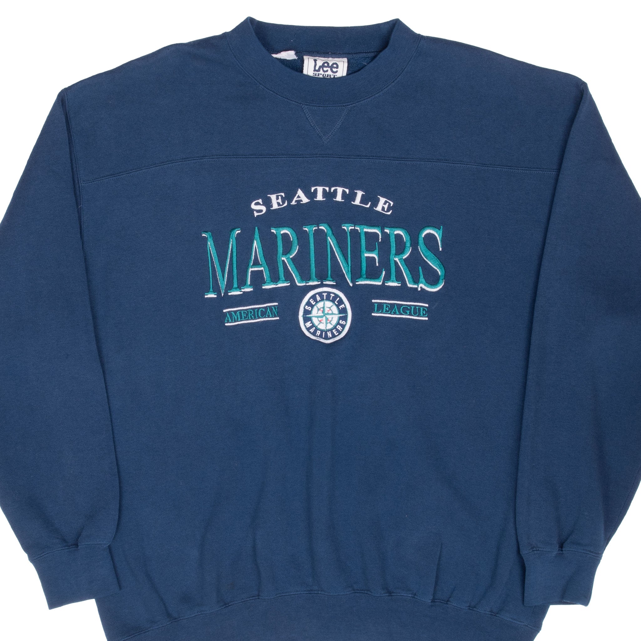 Vintag Mlb Seattle Mariners Embroidered 1990S Sweatshirt Size XL