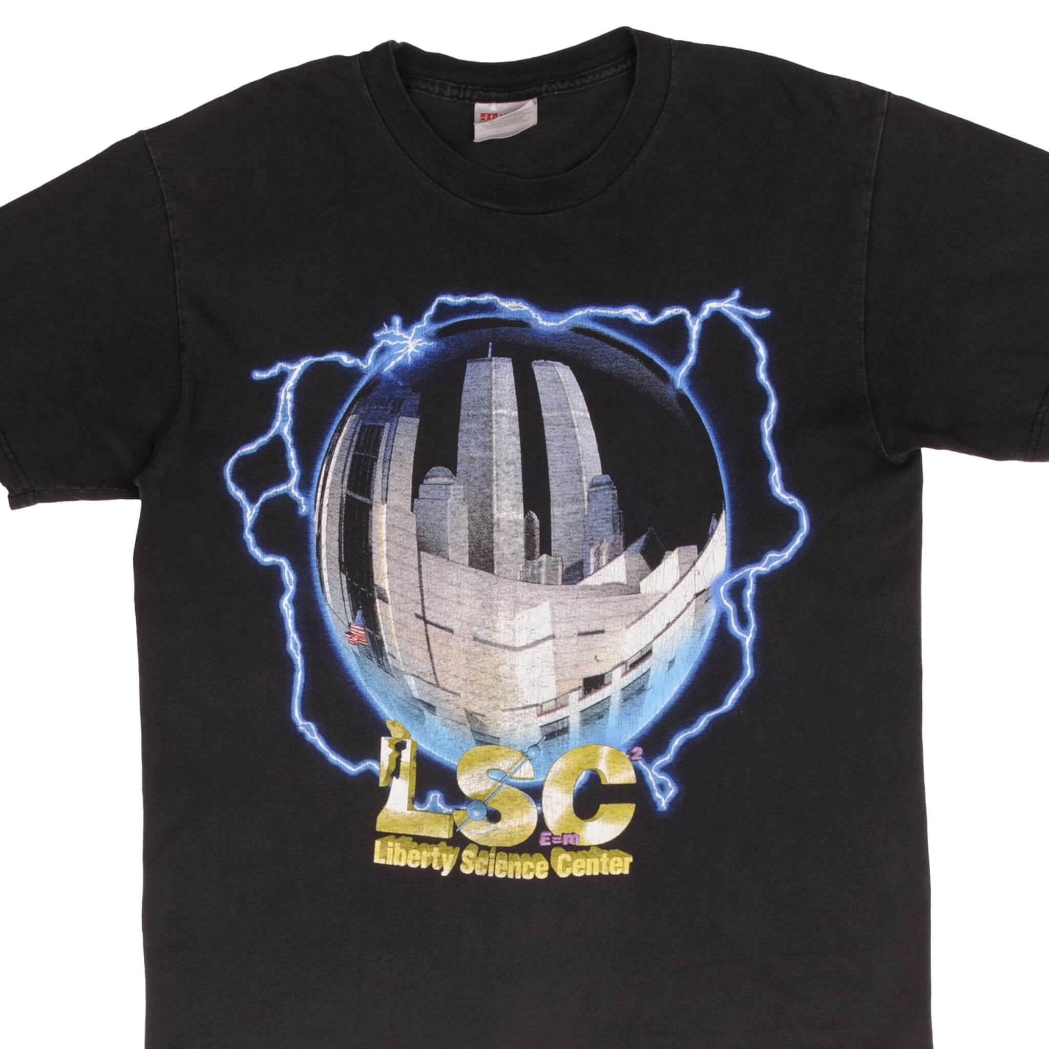 Vintage Liberty Science Center New York Tee Shirt 1990S Size Medium