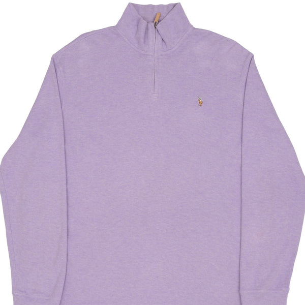 Polo Ralph Lauren Mauve Quarter 1/4 Zip Sweatshirt Size 2XL