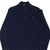 Vintage Polo Ralph Lauren Navy Blue Quarter 1/4 Zip Sweater 1990s Size Large