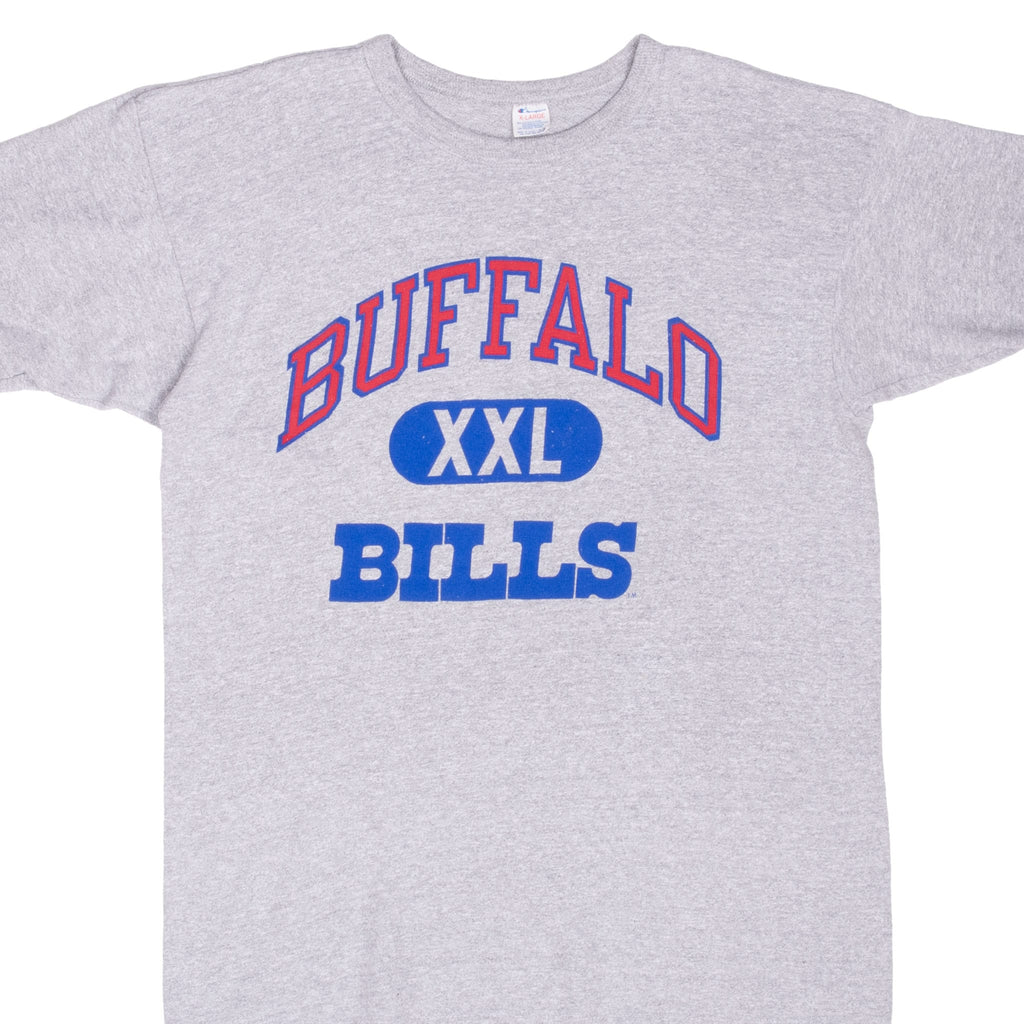 VINTAGE NFL BUFFALO BILLS 1980S CHAMPION TEE SHIRT SIZE LARGE MADE IN USA