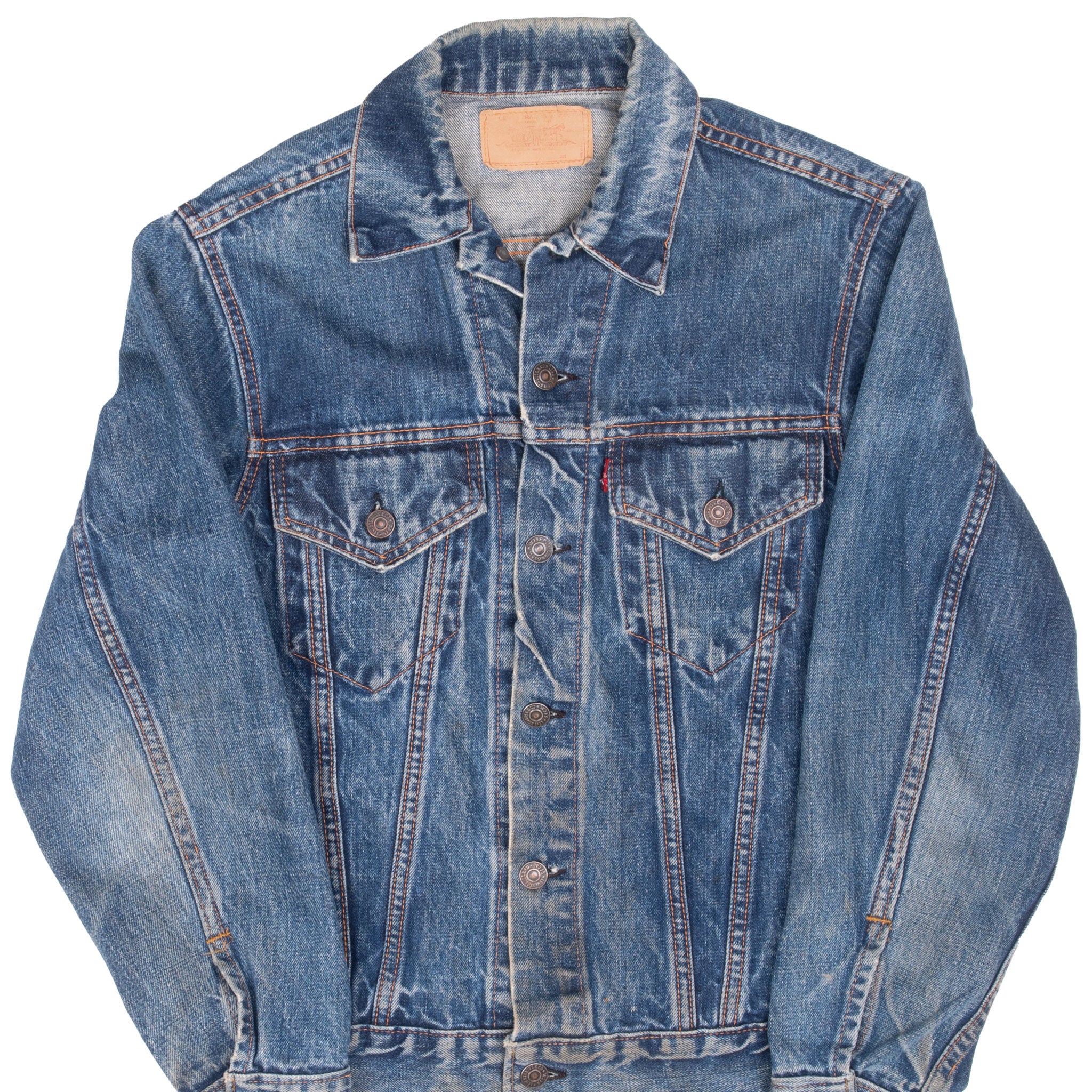 Vintage Levis Type 3 Denim Jacket Single Stitch Big E Size 36 1970S Made In Usa