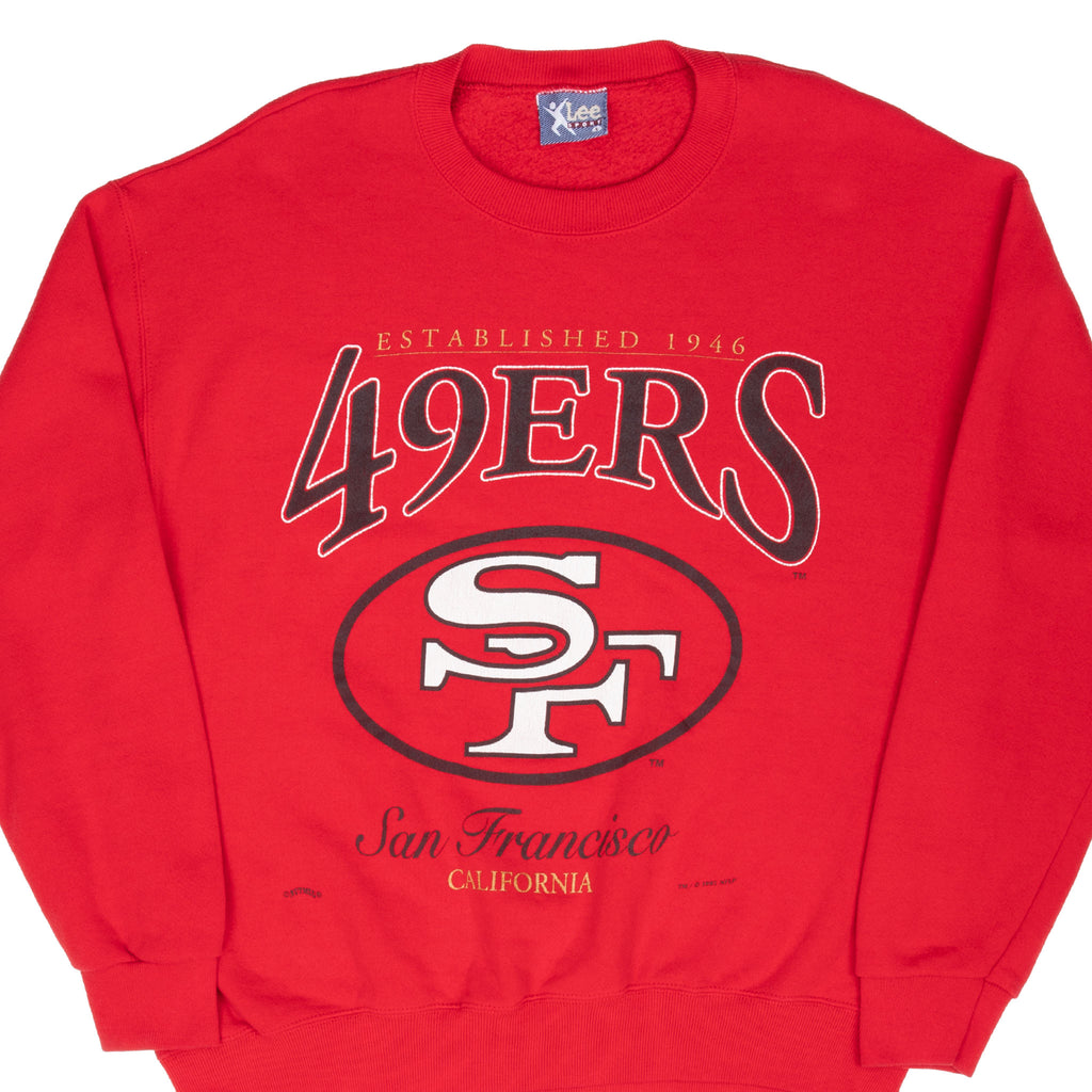 Vintage Nfl San Francisco 49Ers 1995 Sweatshirt Size Large Made In Usa