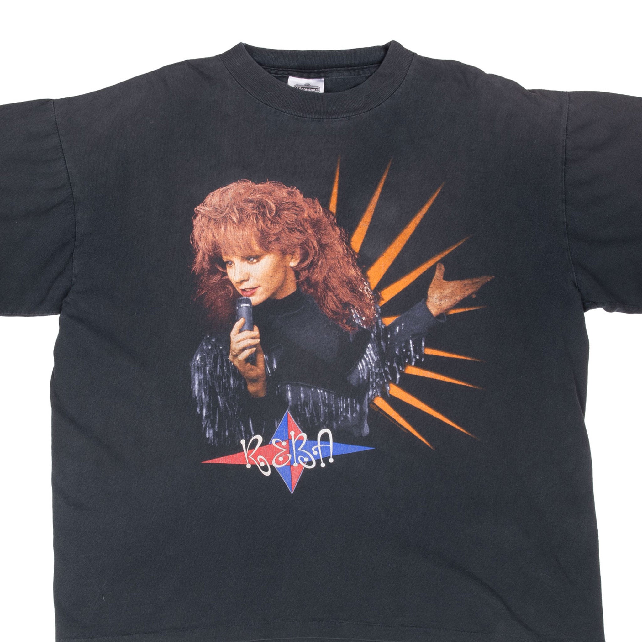 Vintage Reba Mcentire Tour 1995 Tee Shirt Size XL With Single Stitch Sleeves