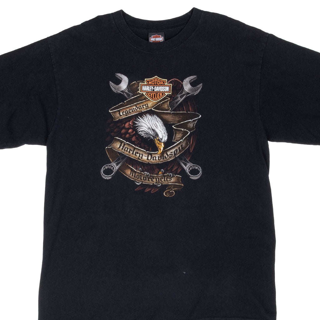 Vintage Harley Davidson Savanah Georgia 2007 Tee Shirt Size XL Made In Usa