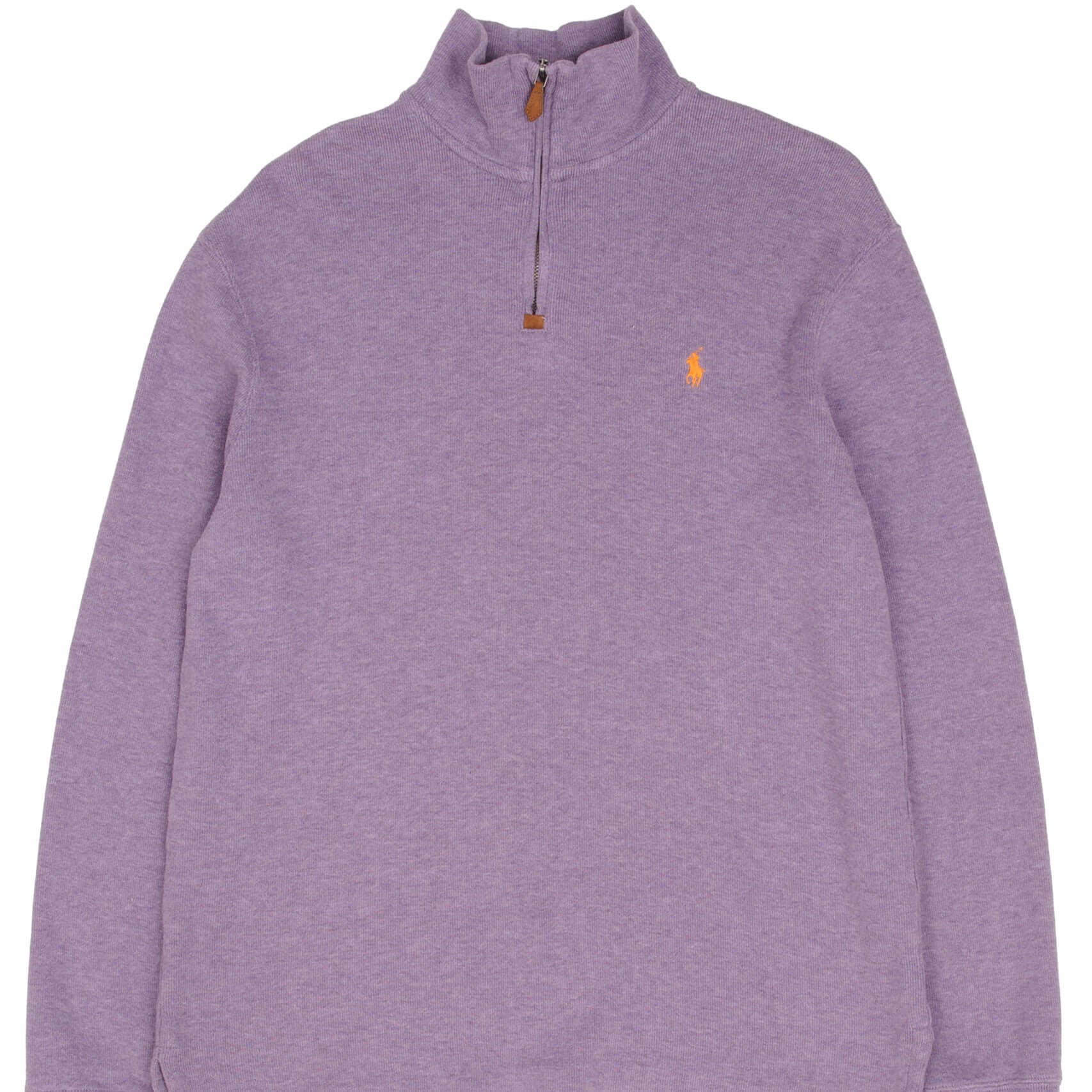 Vintage Polo Ralph Lauren Mauve Quarter Zip Sweatshirt Size Medium