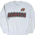 Front of gray Seattle Sonics basketball sweatshirt with red and green chest graphic