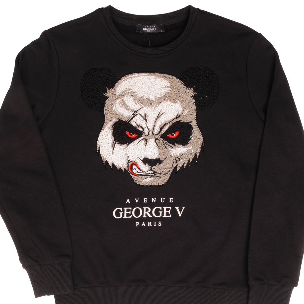 Deadstock Avenue George V Paris Wicked Panda Sweatshirt Size Large