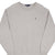 Vintage Polo Ralph Lauren Classic Crewneck Gray Sweatshirt Size Large 1990S