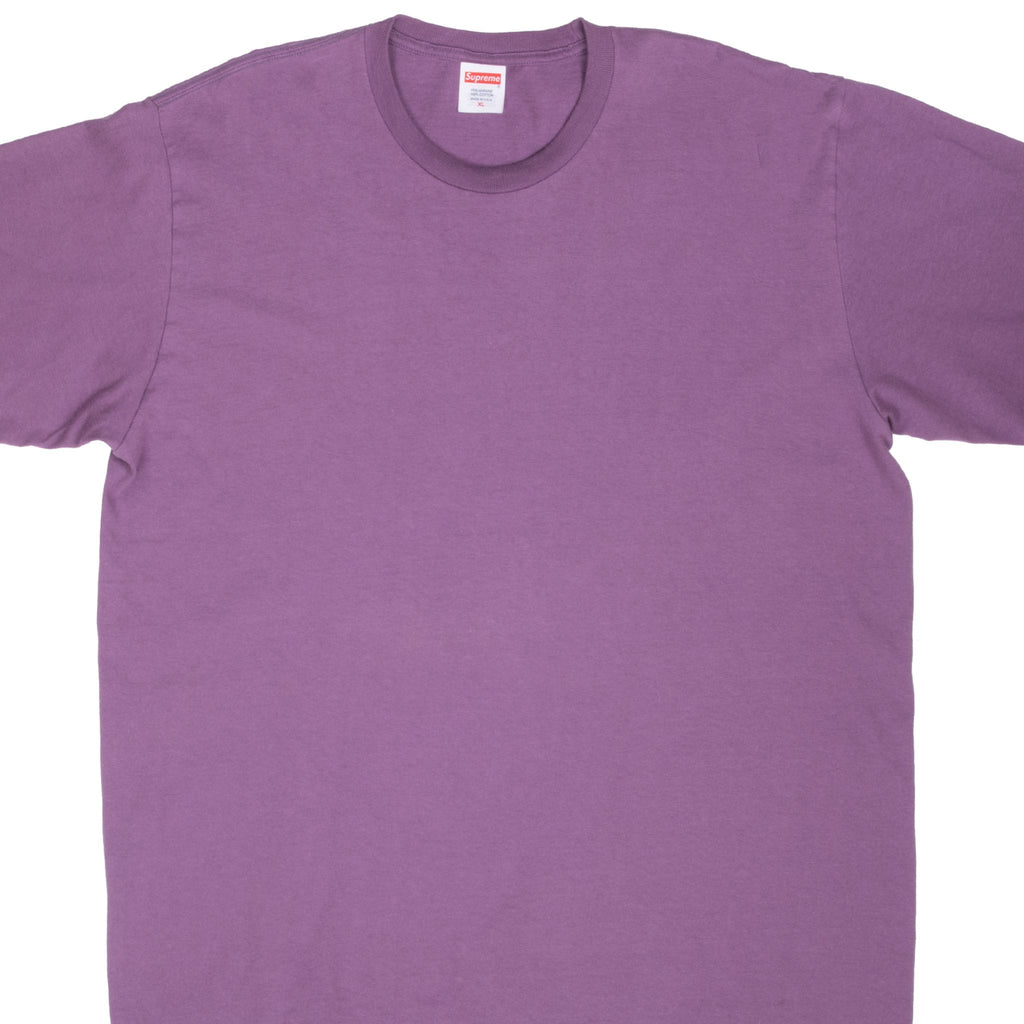 SUPREME BLANK PURPLE TEE SHIRT SIZE XL MADE IN USA