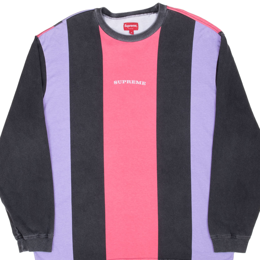 SUPREME GLOBAL STANDARD BLACK LONG SLEEVE TEE SHIRT SIZE MEDIUM