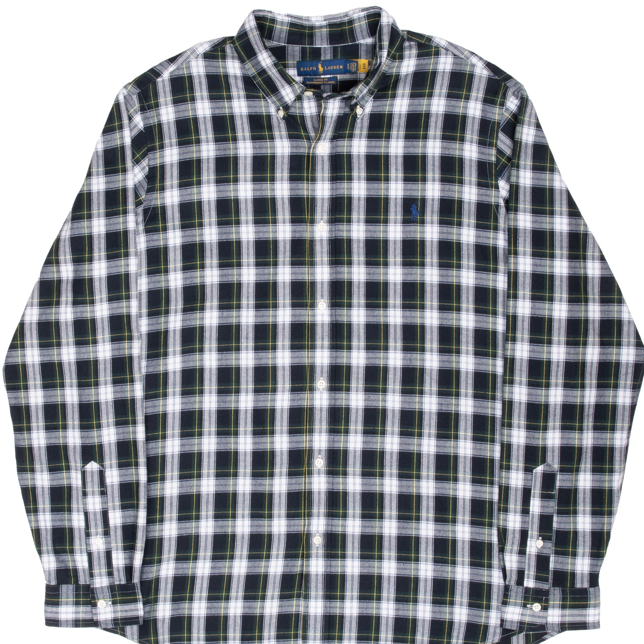 Vintage Ralph Lauren Scottish Tartan Plaid Checker Shirt Size XL