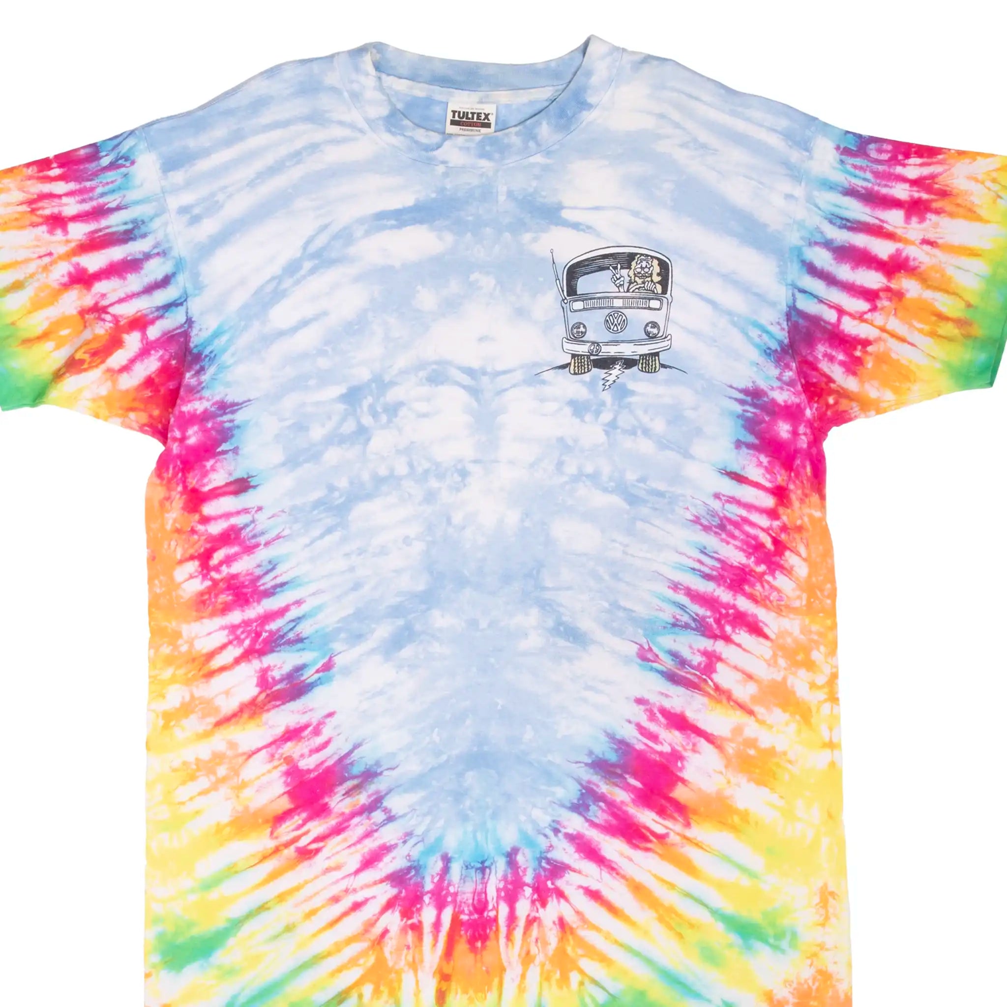 VINTAGE TIE DYE GRATEFUL DEAD VOLKSWAGEN T1 TEE SHIRT 1994 SIZE LARGE
